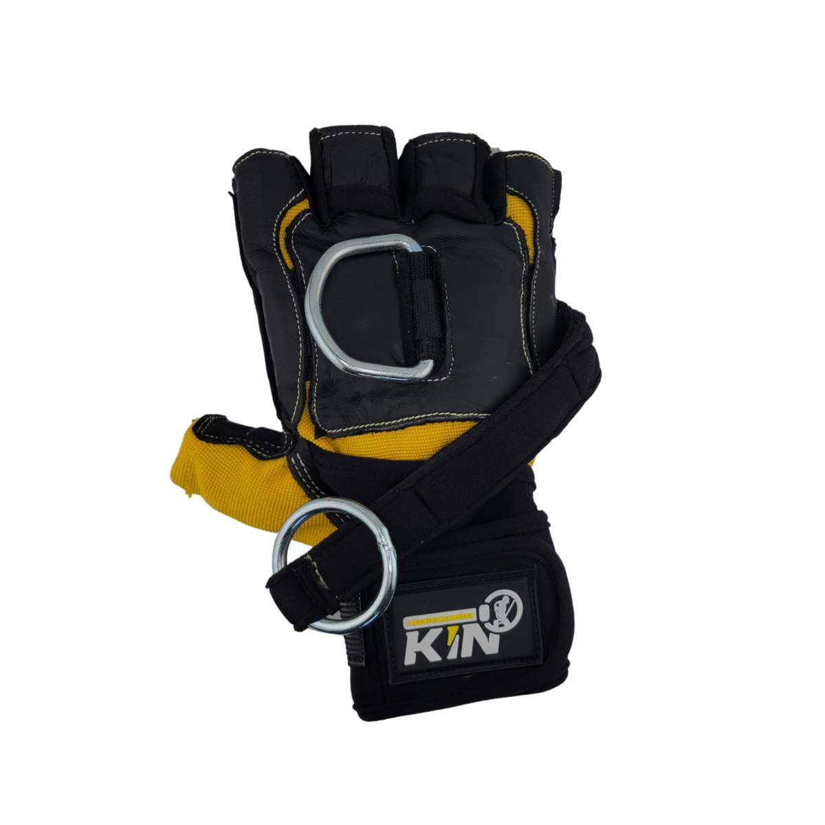 Size K2 KIN Isolation Harness product view with O-ring Force Vector Leash in the stowed position