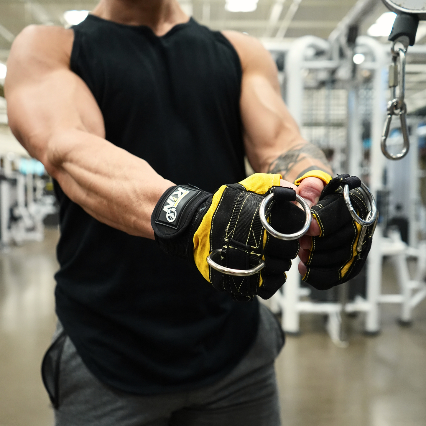 KIN Isolation Harness™ Bypass Grip Fatigue -Unlock FULL muscle recruitment